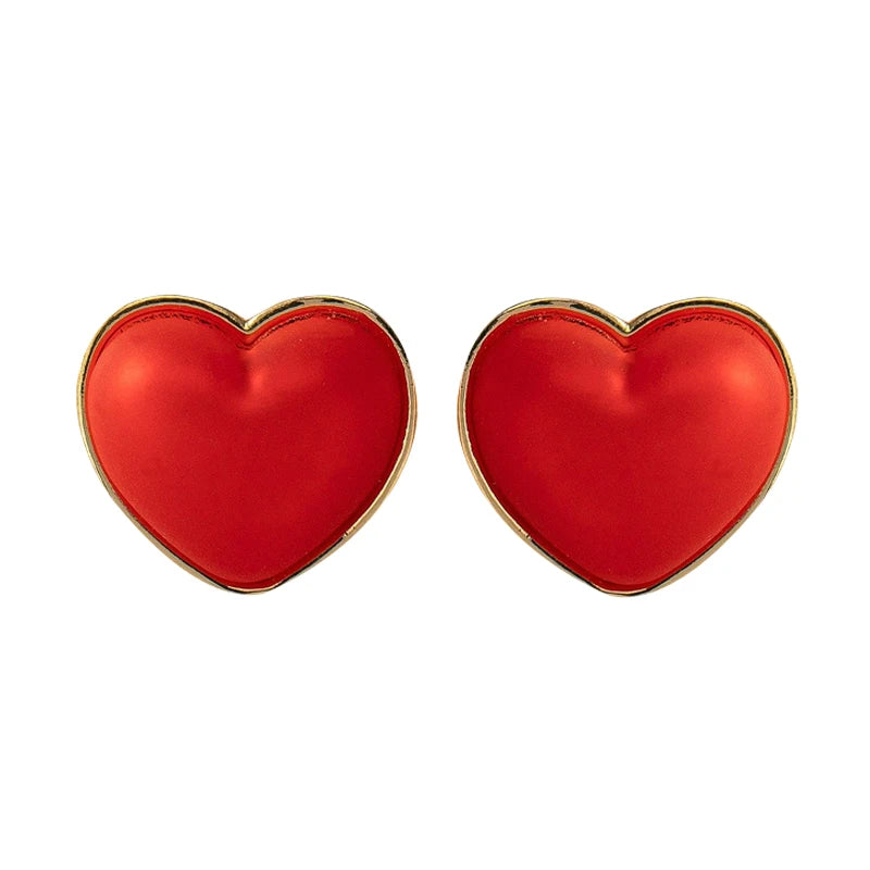3D Red Exquisite Love Personalized Ear Jewelry
