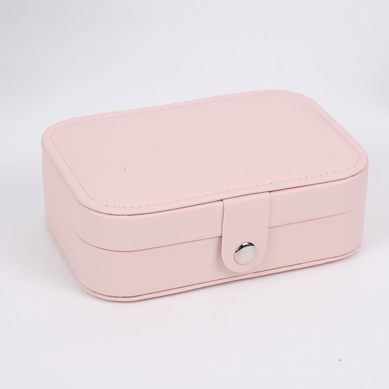 Portable jewelry storage box, large capacity jewelry rings, necklaces, earrings, earrings, earrings, packaging box