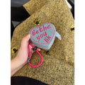 Heart Shaped Cake Mini Jewelry Box Vintage Denim Portable Ring Jewelry Storage Travel Gift