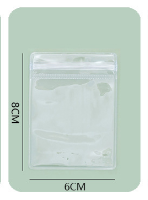 Anti-Oxidation Jewelry Box Earrings Necklace Hand Jewelry Box Portable Earrings Ring Storage Bag Artifact Transparent