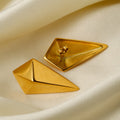 Long rhombus earrings, cross-border jewelry, trendy jewelry