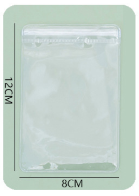 Anti-Oxidation Jewelry Box Earrings Necklace Hand Jewelry Box Portable Earrings Ring Storage Bag Artifact Transparent