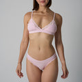 Lace Bra Set Sexy Lingerie Underwear  and Breathable Intimate Panty Set for Women