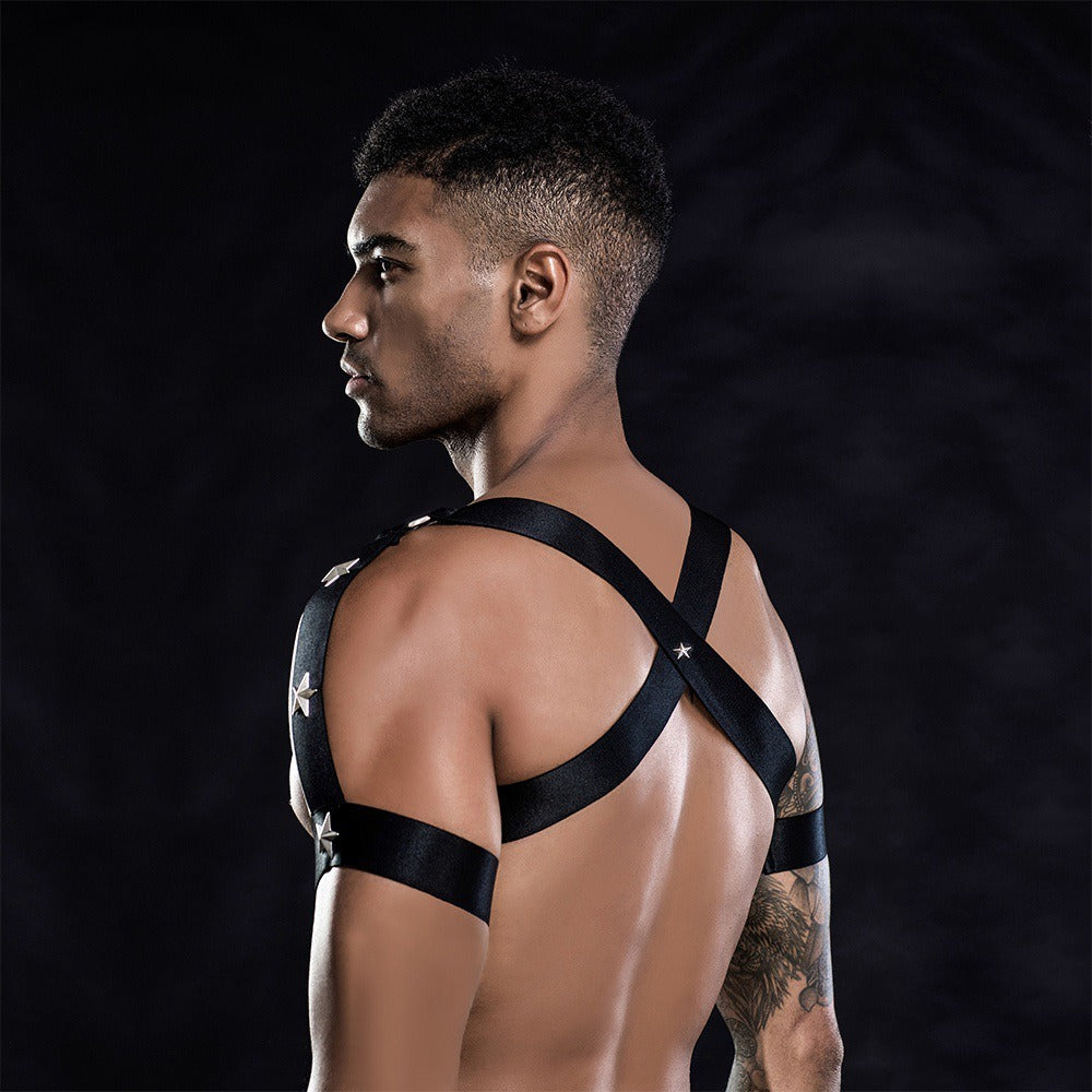 JSY Men's Erotic Lingerie Nightclub Bondage Clothing Europe And The United States Adult Bar Performance Erotic Uniform 7259