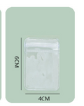 Anti-Oxidation Jewelry Box Earrings Necklace Hand Jewelry Box Portable Earrings Ring Storage Bag Artifact Transparent