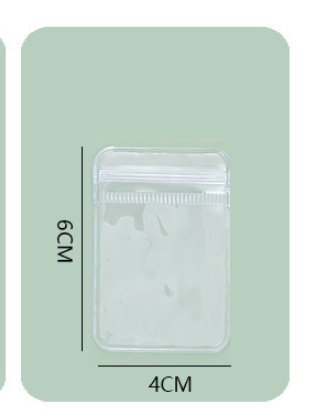Anti-Oxidation Jewelry Box Earrings Necklace Hand Jewelry Box Portable Earrings Ring Storage Bag Artifact Transparent