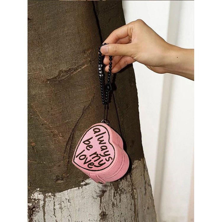 Heart Shaped Cake Mini Jewelry Box Vintage Denim Portable Ring Jewelry Storage Travel Gift
