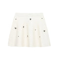 Fashion jewelry bead decoration knitted short skirt