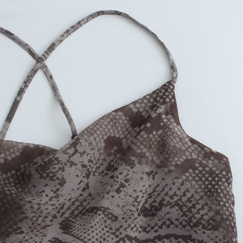 Animal print lingerie dress - eXplore
