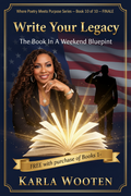 Write Your Legacy book cover featuring author Karla Wooten