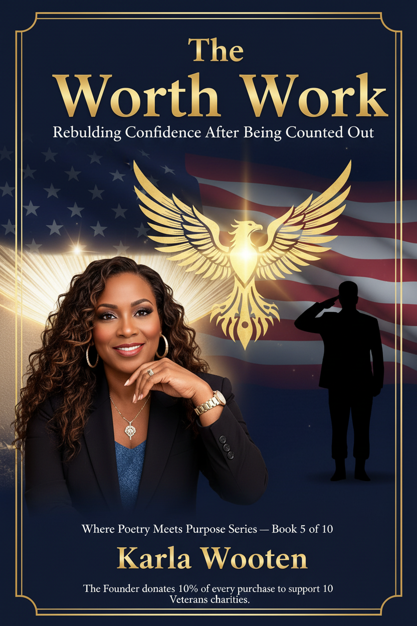 The Worth Work book cover featuring author Karla Wooten