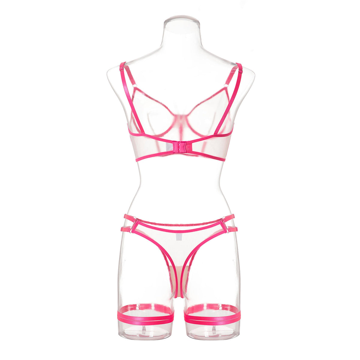 Sexy lingerie mesh fishbone sexy lingerie set with backless design - eXplore