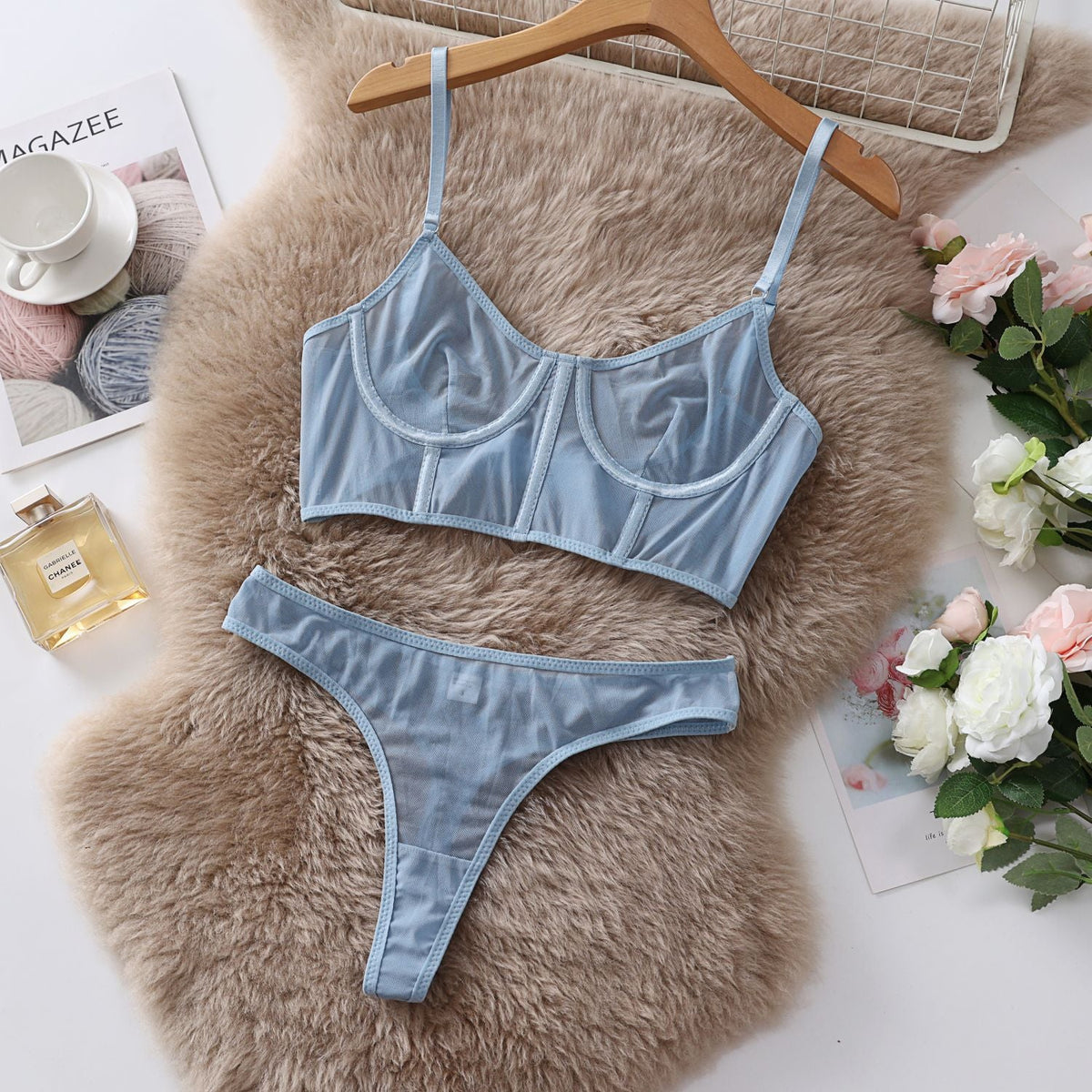 Sexy Transparent Lingerie Set - eXplore