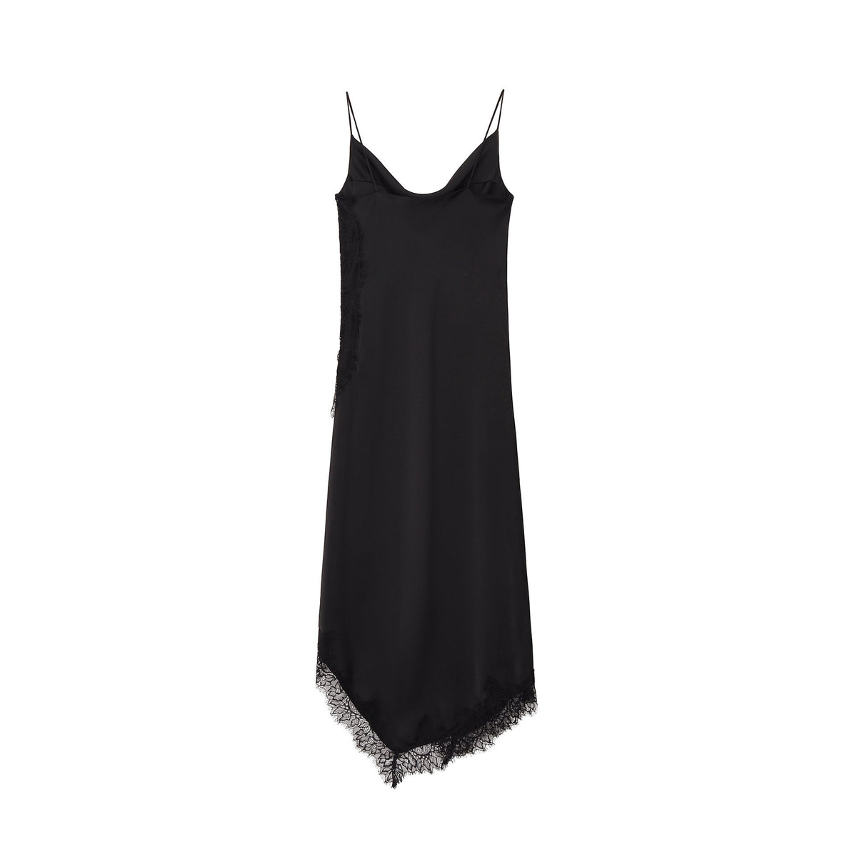 Wrinkled waist slimming lace lingerie style dress - eXplore